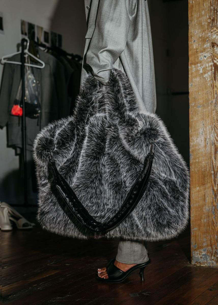 Foxy Bag Grey – NICOLE BENEFIELD PORTFOLIO