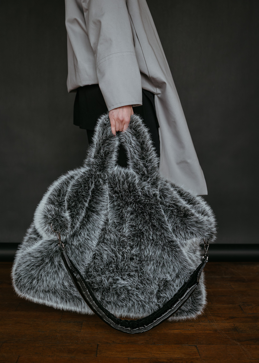 Foxy Bag Grey – NICOLE BENEFIELD PORTFOLIO