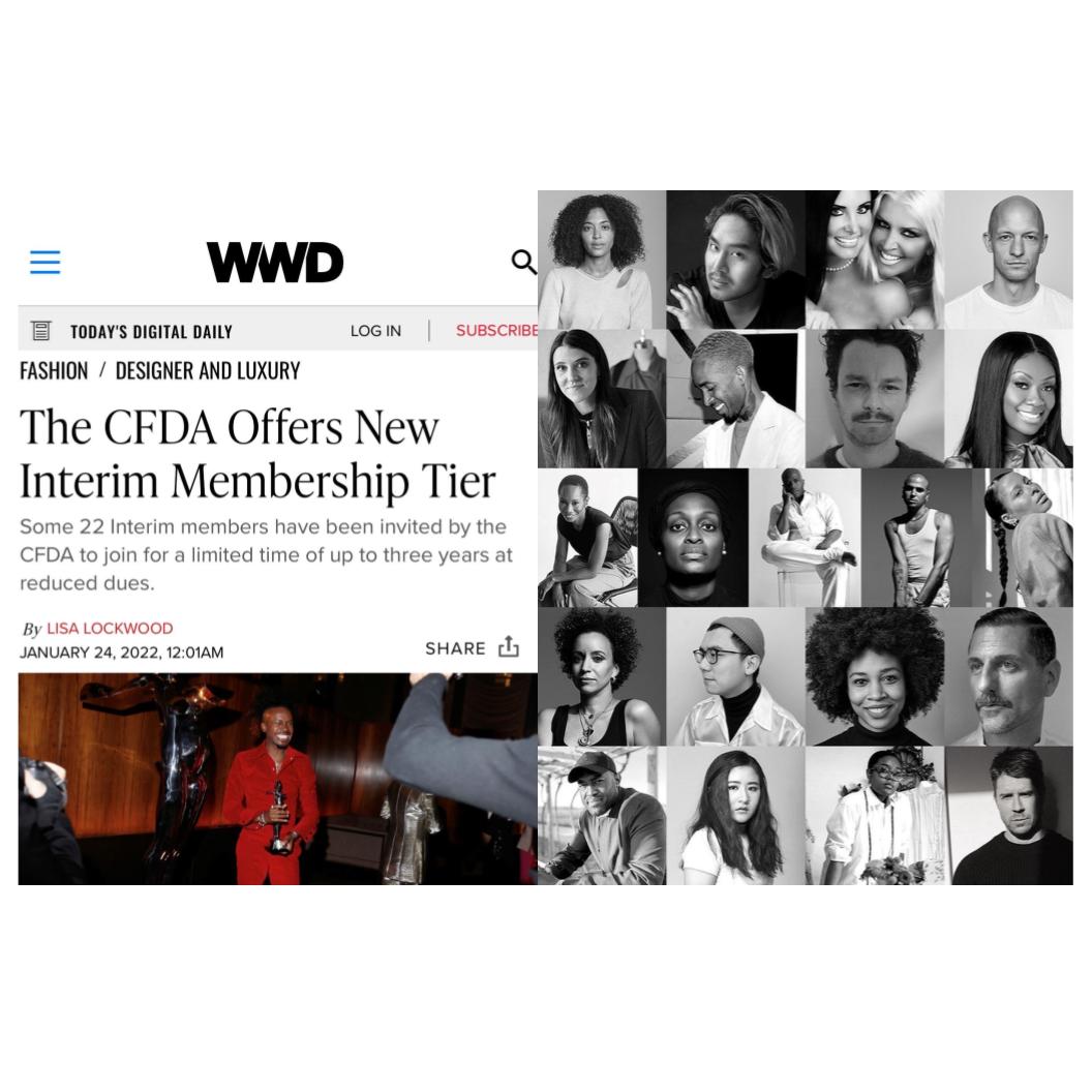 The CFDA Offers New Interim Membership Tier