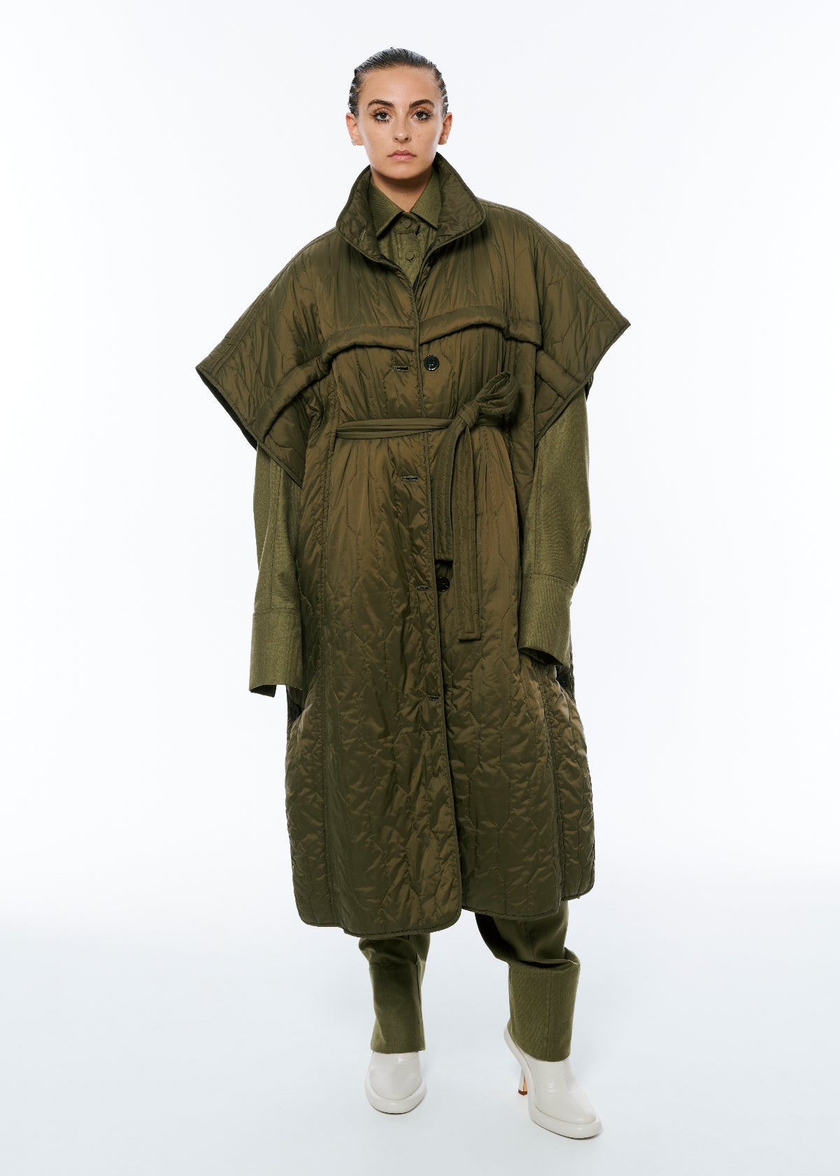 Owen Quilted Cape