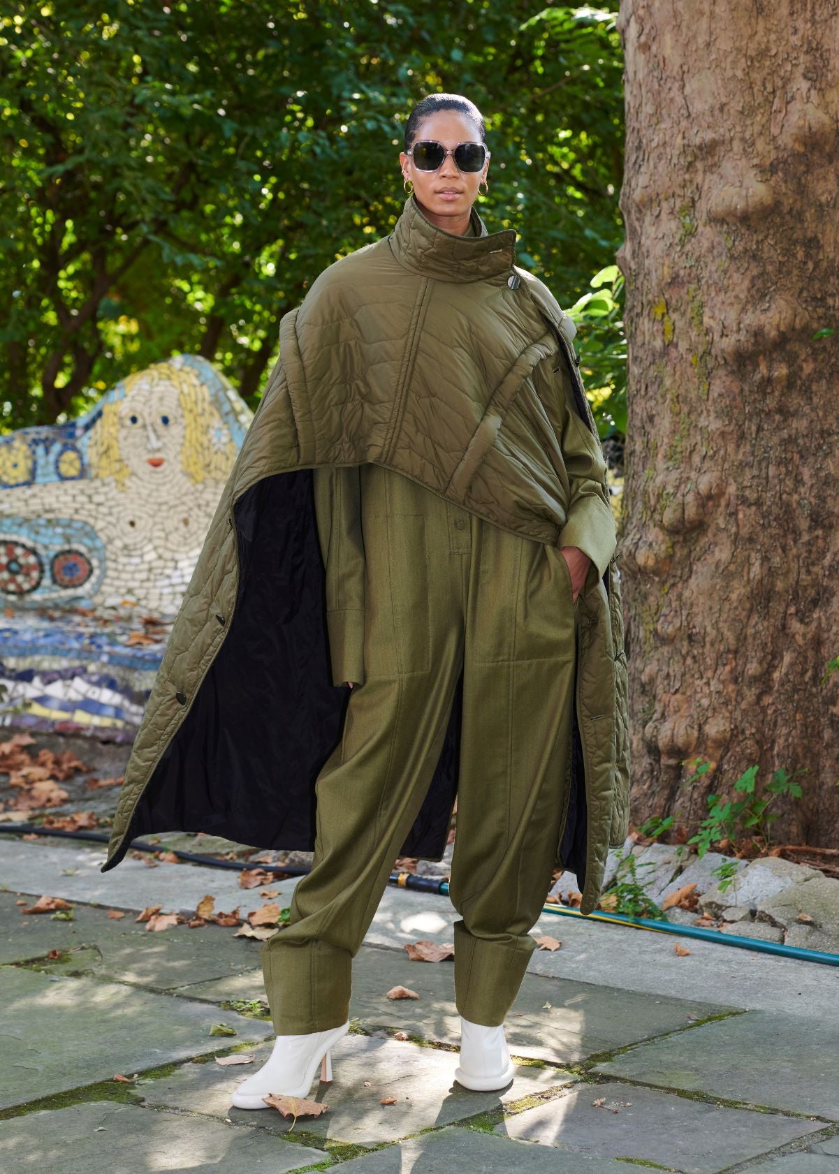 Owen Quilted Cape