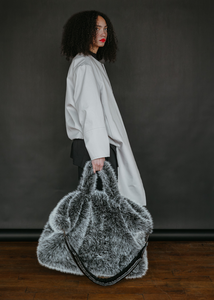 Foxy Bag Grey – NICOLE BENEFIELD PORTFOLIO Foxy Bag Grey – NICOLE BENEFIELD PORTFOLIO
